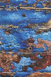 Notizbuch Holzmuster Holz Holzbretter, liniert, 120 Seiten