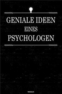 Geniale Ideen eines Psychologen Notizbuch