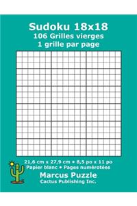 Sudoku 18x18 - 106 Grilles vierges
