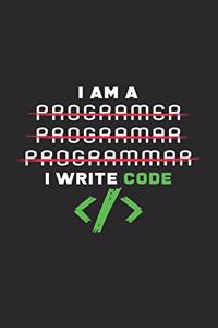 I write code