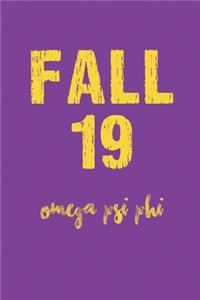 Fall 19 Omega Psi Phi