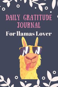 Daily Gratitude Journal for llamas lover