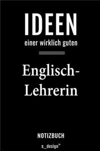Notizbuch für Englisch-Lehrer / Englisch-Lehrerin
