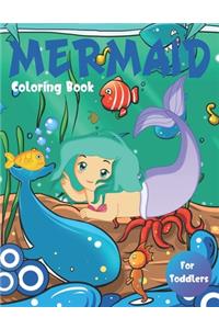 Mermaid Coloring Book For Toddlers