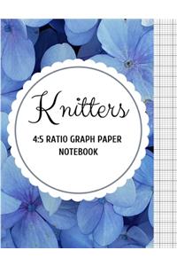 Knitter`s Graph Paper Notebook