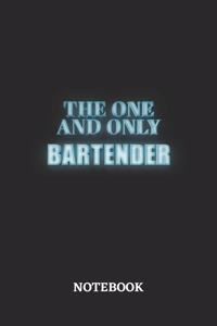 The One And Only Bartender Notebook