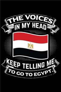The Voices In My Head Keep Telling Me To Go To Egypt.