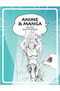 Anime & Manga Blank Sketchbook