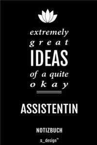 Notizbuch für Assistenten / Assistent / Assistentin