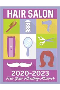 Hair Salon 2020 - 2023 Four Year Monthly Planner