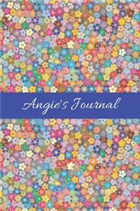 Angie's Journal: Cute Personalized Name College-Ruled Notebook for Girls & Women - Blank Lined Gift Journal/Diary for Writing & Note Taking