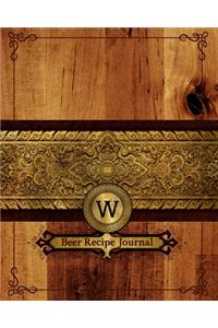 W Beer Recipe Journal