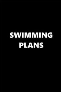 2020 Daily Planner Sports Theme Swimming Plans Black White 388 Pages