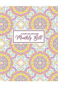 Monthly Bill Planner and Organizer