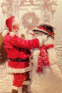 Snowman notebook - achieve your goals, perfect 120 lined pages #5