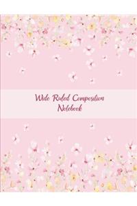 Wide Ruled Composition Notebook