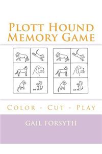 Plott Hound Memory Game: Color - Cut - Play