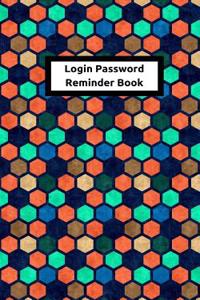 Login Password Reminder Book