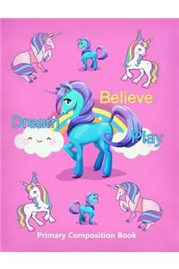 Primary Composition Book with Story Drawing Space