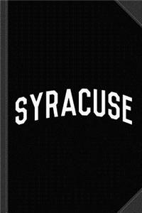 Syracuse Journal Notebook