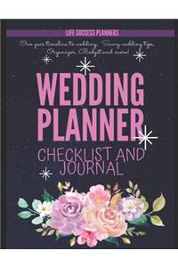 Wedding Planner Checklist and Journal