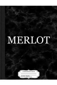 Merlot Wine Costume Composition Notebook