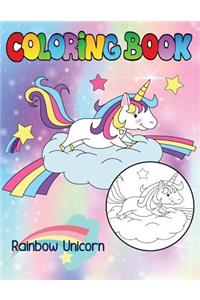 Rainbow Unicorn Coloring Book