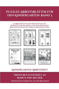 Kindergarten-Arbeitsheft (Puzzles Arbeitsblätter für den Kindergarten