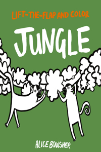 Lift-The-Flap and Color: Jungle