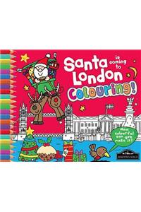 Santa is Coming to London Colouring