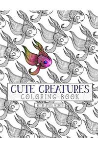 Cute Creatures Coloring Book