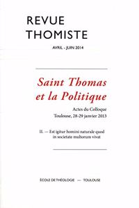 Revue Thomiste - 2/2014