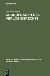Grundfragen des Verlöbnisrechts