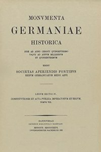 Constitutiones Et ACTA Publica Imperatorum Et Regum (1345-1348)