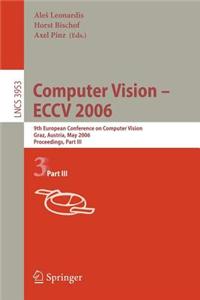 Computer Vision -- Eccv 2006