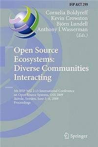 Open Source Ecosystems: Diverse Communities Interacting