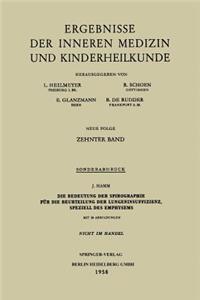 Bedeutung Der Spirographie Für Die Beurteilung Der Lungeninsuffizienz, Speziell Des Emphysems