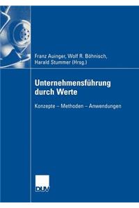 Unternehmensführung durch Werte