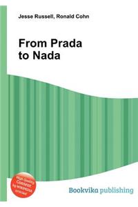 From Prada to NADA