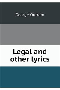 Legal and other lyrics