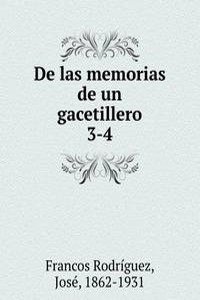 De las memorias de un gacetillero