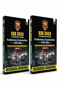 PW UPSC ESE Topicwise Previous Years Solved Questions 26 Years PYQs Mechanical Engineering Preliminary Examination Volume 1 & 2 Combo Set of 2 Books