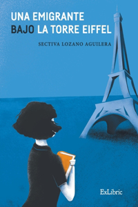 emigrante bajo la torre Eiffel