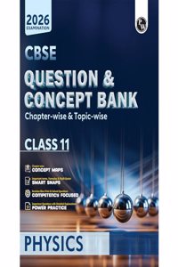 PW CBSE Question & Concept Bank (QCB) Class 11 Physics For 2026 Exams (Paperback, PW)