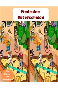 Finde den Unterschiede Für Kinder von 3-9 Jahren