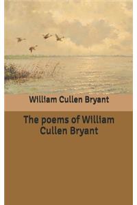 The poems of William Cullen Bryant