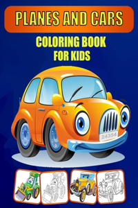 planes and cars coloring book for kids