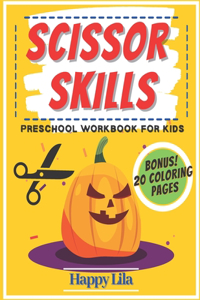 Scissor Skills Preschool Workbook For Kids