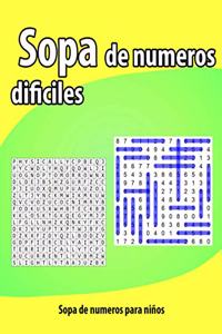 Sopa de numeros dificiles