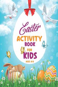 Easter Activity Book For Kids Ages 4-8